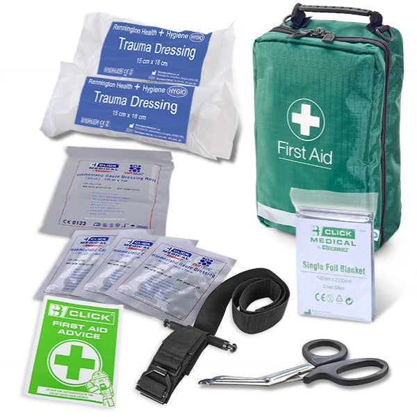 Click Medical Critical Injury Bag - High Risk BS8599-1:2019
