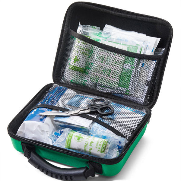 Click Medical BS8599-2 Large Travel First Aid Kit in Medium FEVA Bag