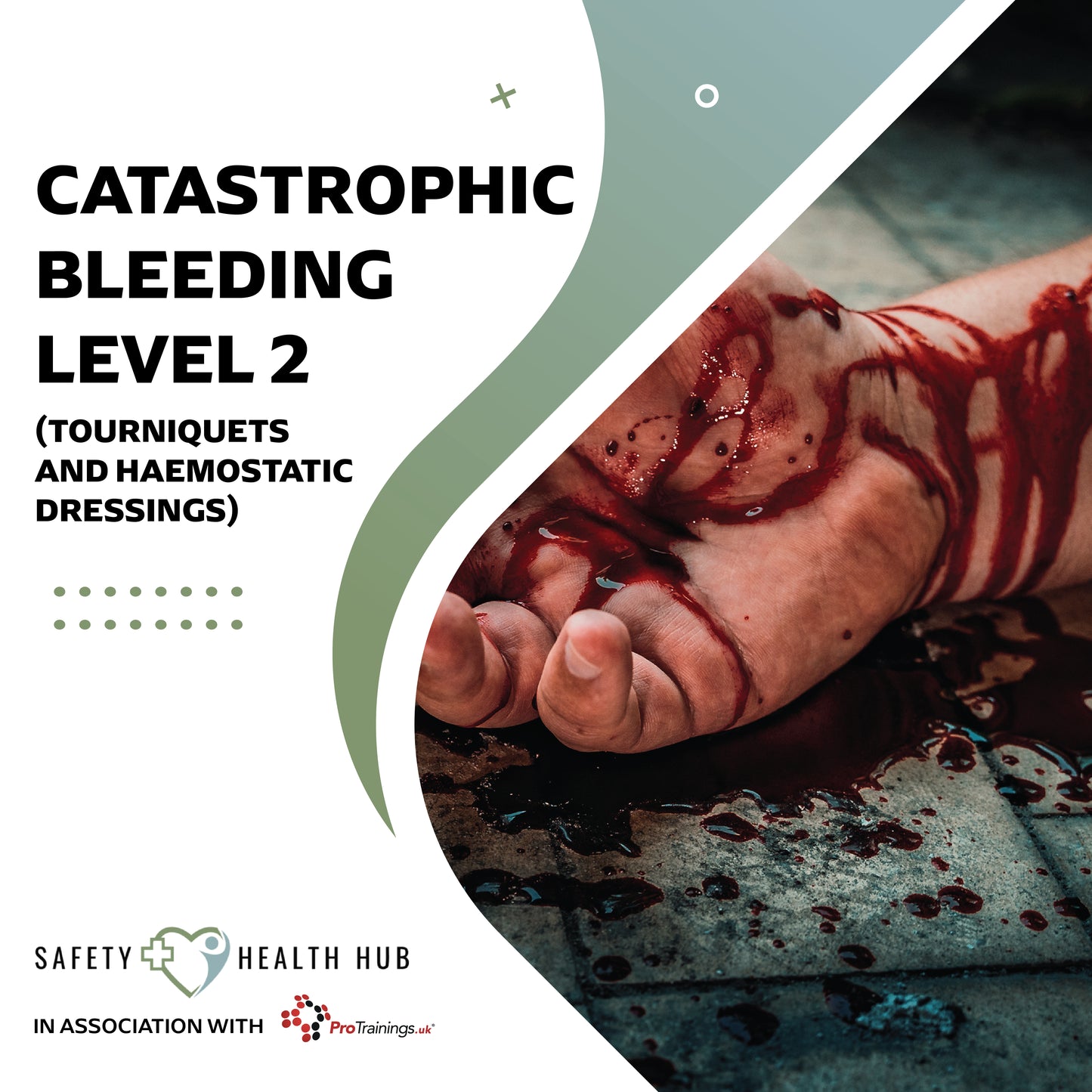 The Tourniquet and Haemostatic Dressings Training Course provides essential knowledge and practical guidance for managing severe bleeding in emergency situations.