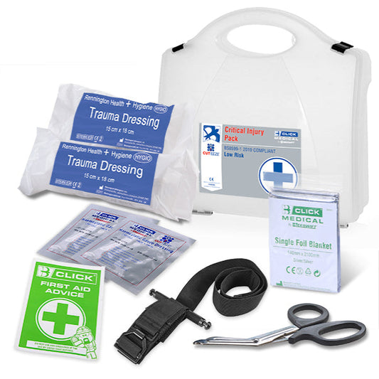 Click Medical Critical Injury Box - Low Risk BS8599-1:2019 