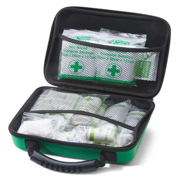 Click Medical HSE 1-10 First Aid Kit in Medium FEVA Bag