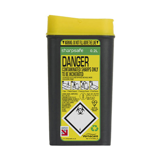 Sharpsafe Sharps Bin 0.2LTR