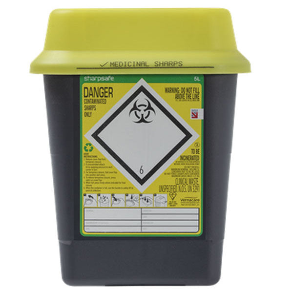 SHARP SAFE SHAPS BIN 5LTR 