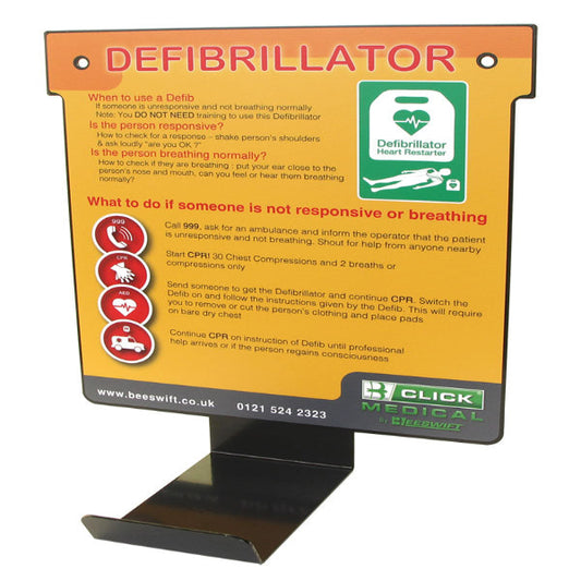 Click Medical Defibrillator Universal Wall Hanger