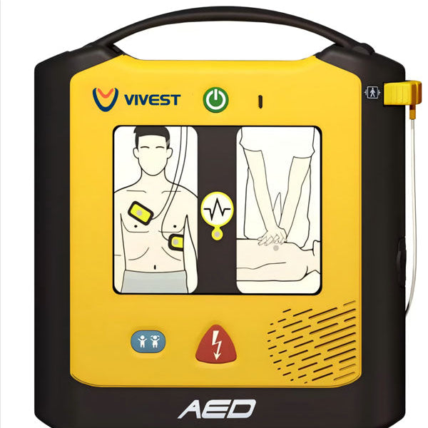 Vivest Power Beat Semi Automatic Defibrillator AED X1
