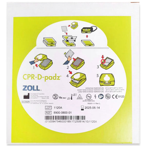 Zoll Defibrillator CPR-D Padz