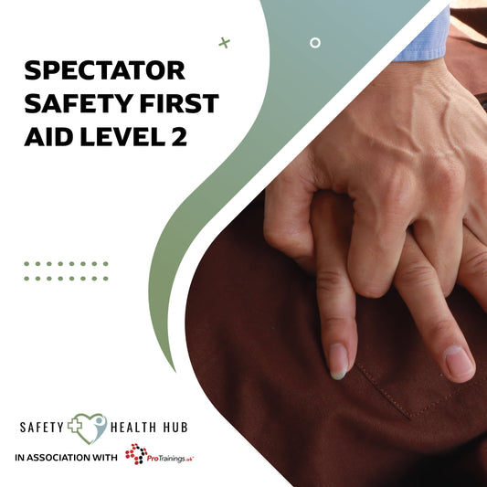 The Spectator Safety First Aid Level 2 (VTQ) Course introduces learners to essential first aid skills and how to respond effectively in an emergency at events.